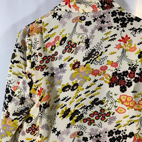 NWT Topshop IDOL Floral Leaf Print Blazer Size 4 US - Picture 8 of 12